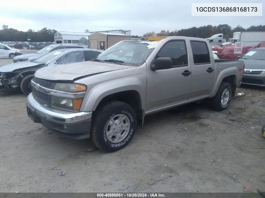 1GCDS136868168173 2006 Chevrolet Colorado