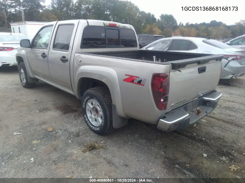 1GCDS136868168173 2006 Chevrolet Colorado