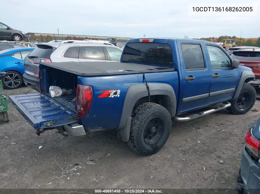 1GCDT136168262005 2006 Chevrolet Colorado Lt