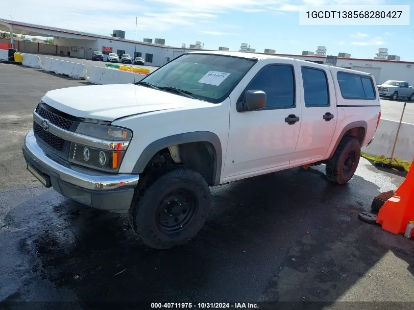 2006 Chevrolet Colorado Lt VIN: 1GCDT138568280427 Lot: 40711975