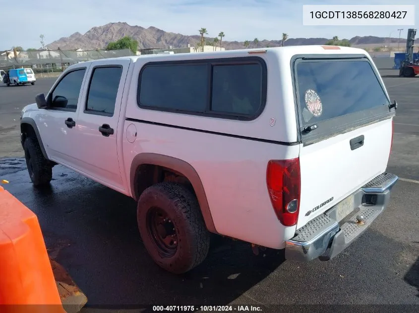 2006 Chevrolet Colorado Lt VIN: 1GCDT138568280427 Lot: 40711975