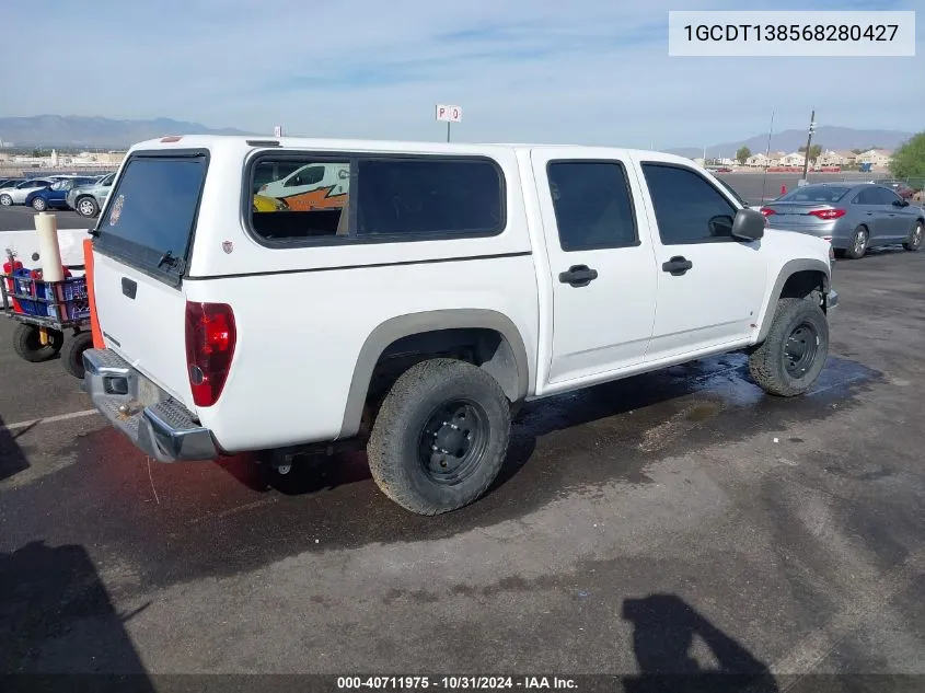 2006 Chevrolet Colorado Lt VIN: 1GCDT138568280427 Lot: 40711975