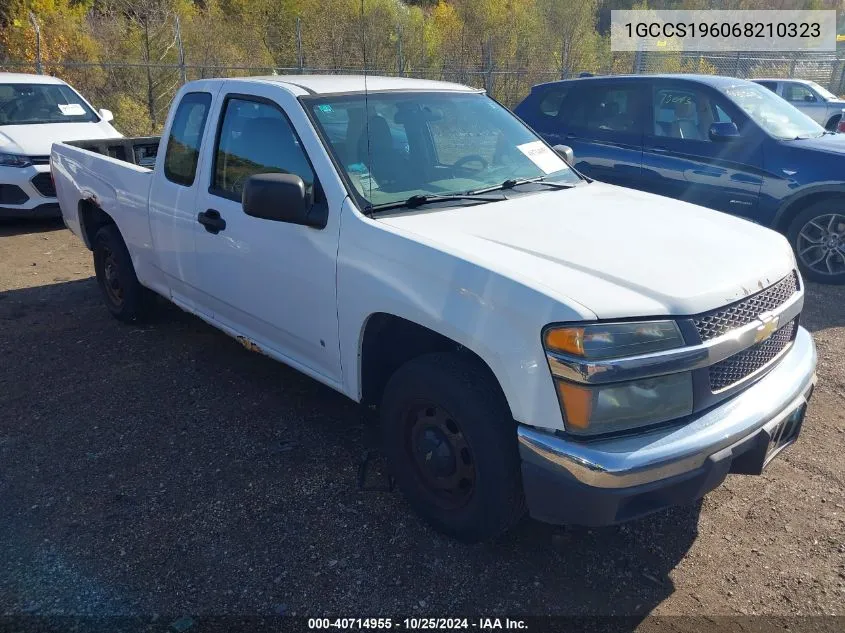 2006 Chevrolet Colorado Work Truck VIN: 1GCCS196068210323 Lot: 40714955