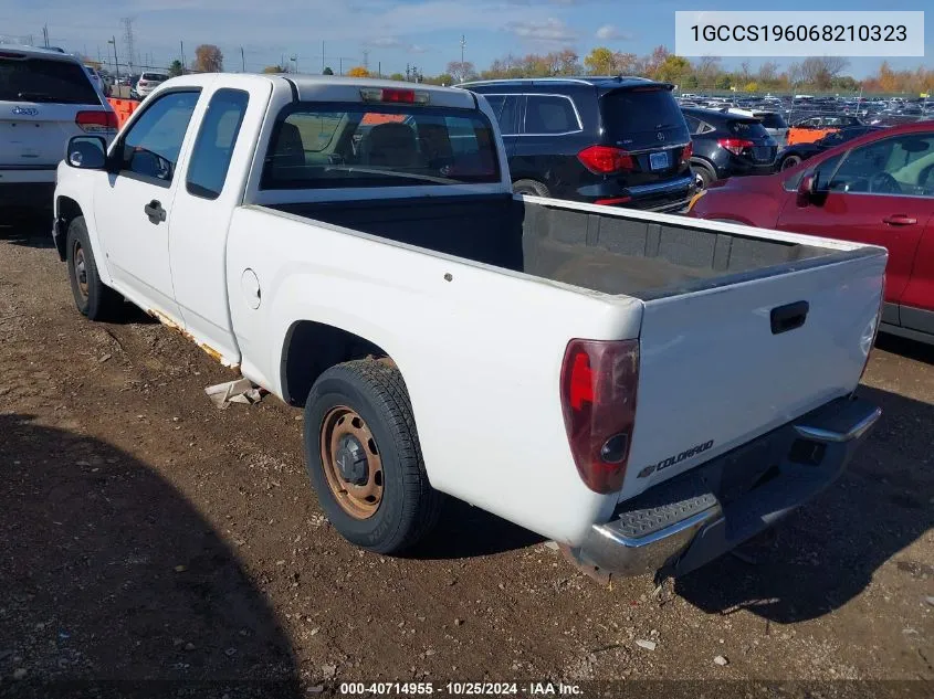 2006 Chevrolet Colorado Work Truck VIN: 1GCCS196068210323 Lot: 40714955