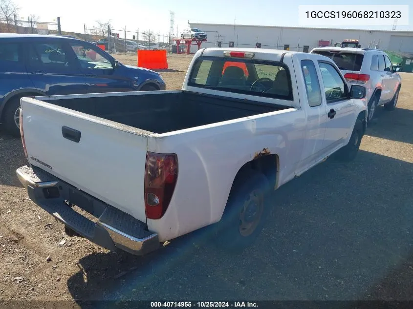 1GCCS196068210323 2006 Chevrolet Colorado Work Truck