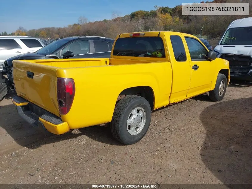 2006 Chevrolet Colorado Ls VIN: 1GCCS198768321811 Lot: 40719877