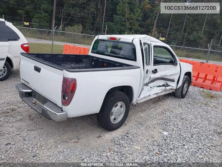 2006 Chevrolet Colorado Lt VIN: 1GCCS136668127200 Lot: 40745028