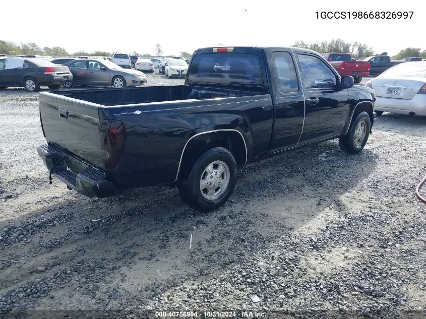 1GCCS198668326997 2006 Chevrolet Colorado Ls