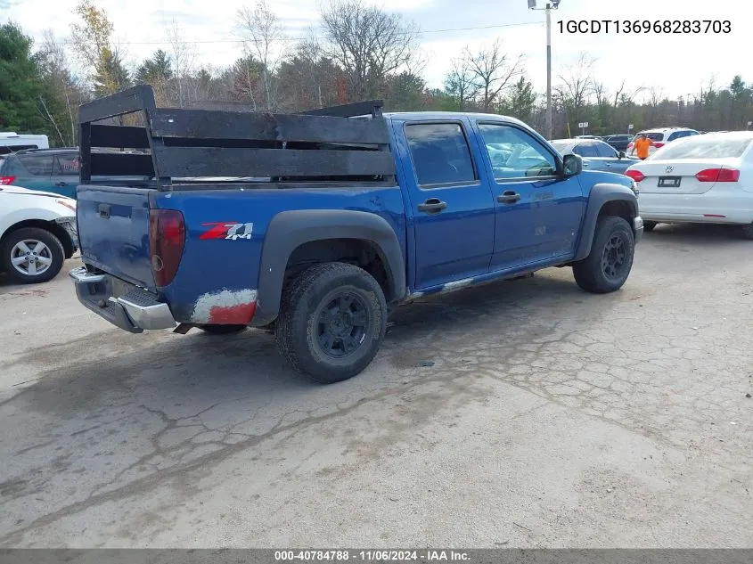 2006 Chevrolet Colorado Lt VIN: 1GCDT136968283703 Lot: 40784788