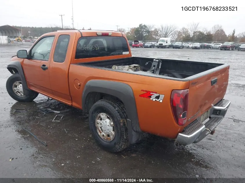 2006 Chevrolet Colorado Lt VIN: 1GCDT196768233521 Lot: 40860588