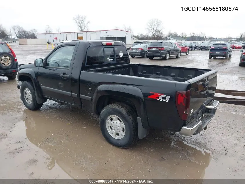 2006 Chevrolet Colorado Lt VIN: 1GCDT146568180874 Lot: 40865547