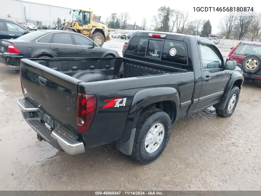 2006 Chevrolet Colorado Lt VIN: 1GCDT146568180874 Lot: 40865547