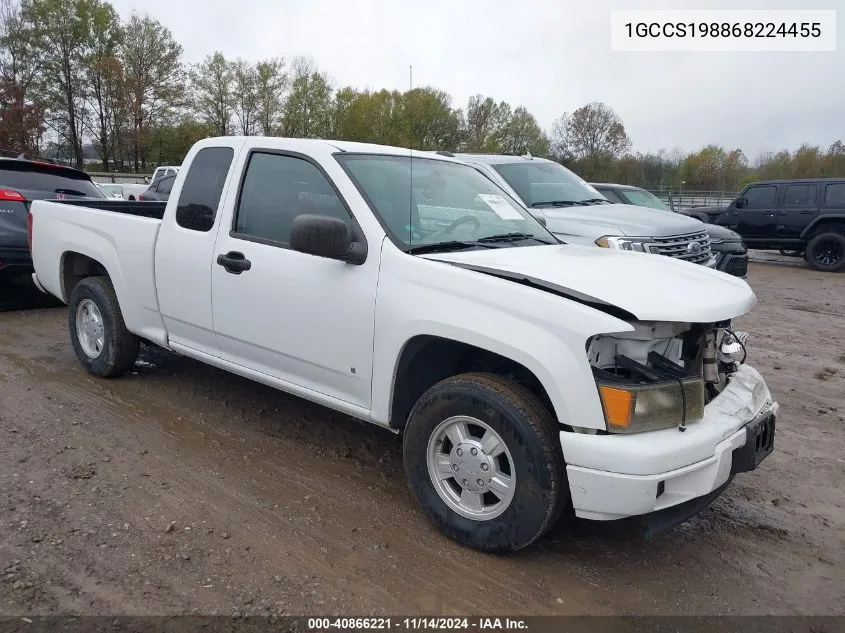 2006 Chevrolet Colorado Ls VIN: 1GCCS198868224455 Lot: 40866221