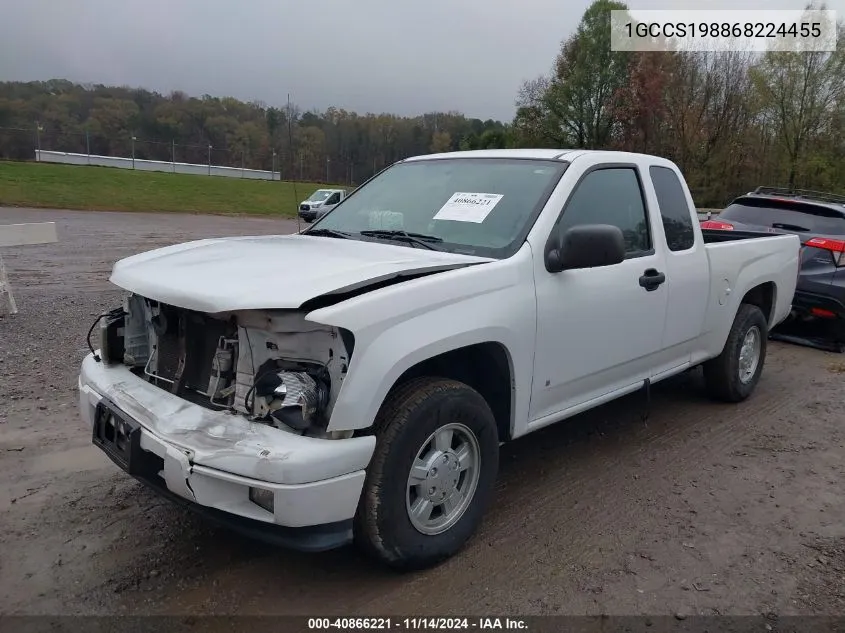 2006 Chevrolet Colorado Ls VIN: 1GCCS198868224455 Lot: 40866221