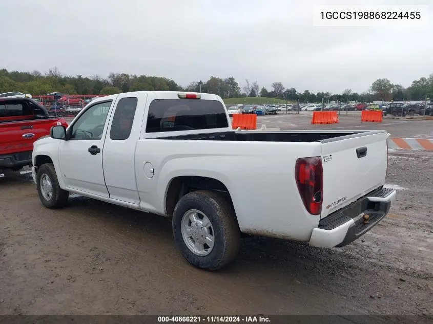 2006 Chevrolet Colorado Ls VIN: 1GCCS198868224455 Lot: 40866221