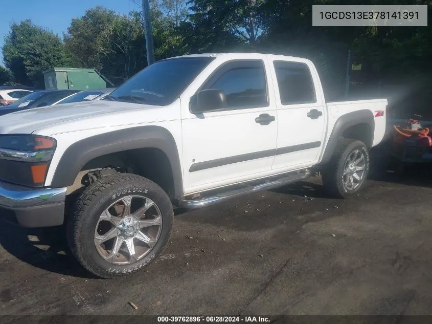 2007 Chevrolet Colorado Lt VIN: 1GCDS13E378141391 Lot: 39762896