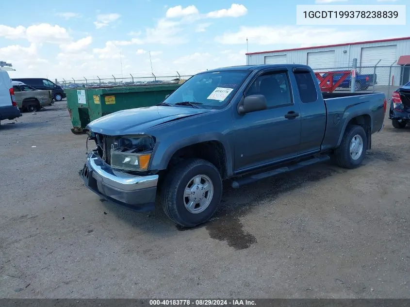 1GCDT199378238839 2007 Chevrolet Colorado Ls/Lt/Work Truck