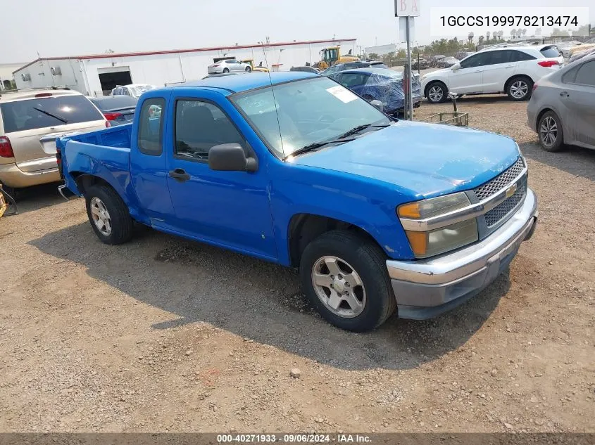 1GCCS199978213474 2007 Chevrolet Colorado Lt