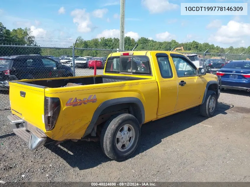 1GCDT199778146309 2007 Chevrolet Colorado