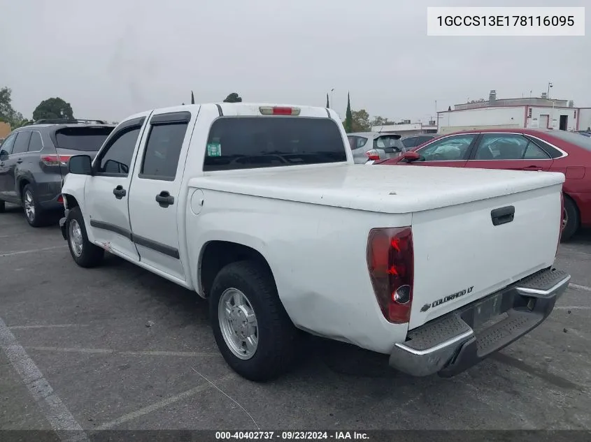 1GCCS13E178116095 2007 Chevrolet Colorado Lt