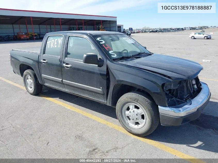 1GCCS13E978188887 2007 Chevrolet Colorado Lt