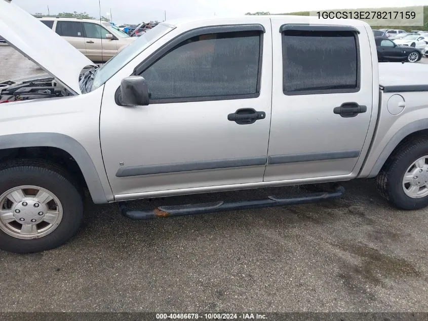 2007 Chevrolet Colorado VIN: 1GCCS13E278217159 Lot: 40486678