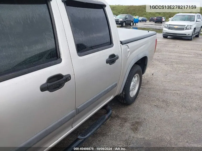 2007 Chevrolet Colorado VIN: 1GCCS13E278217159 Lot: 40486678