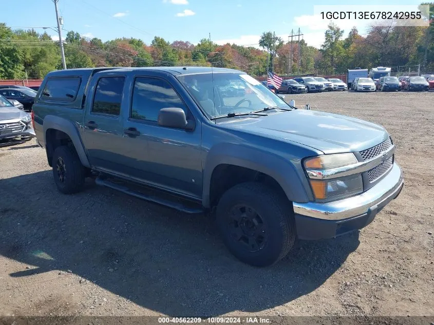 2007 Chevrolet Colorado Lt VIN: 1GCDT13E678242955 Lot: 40562209