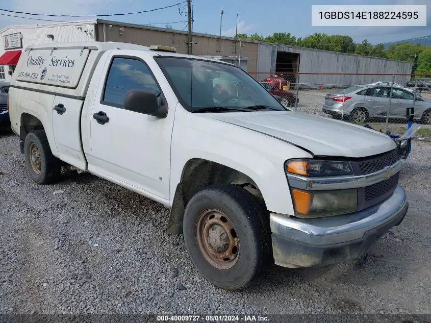 2008 Chevrolet Colorado Work Truck VIN: 1GBDS14E188224595 Lot: 40009727