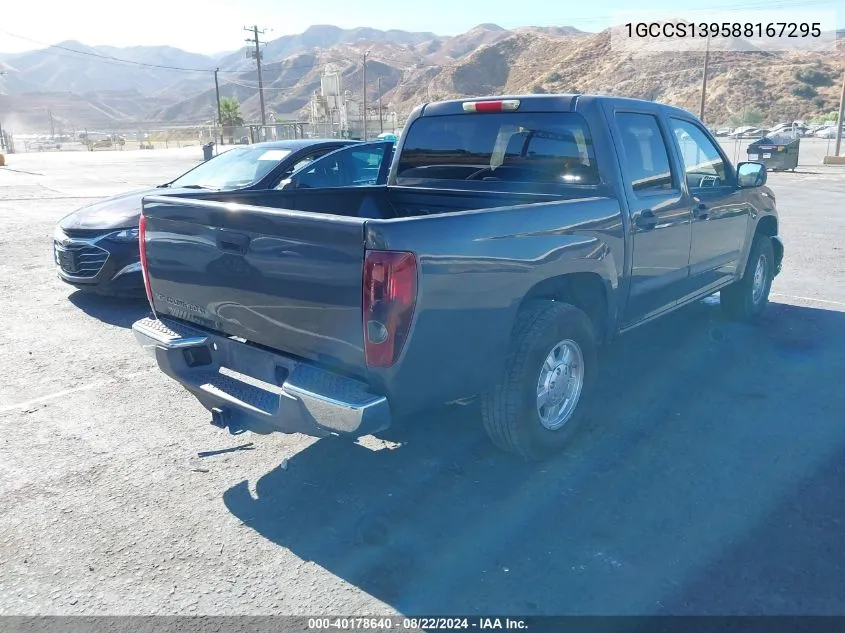 2008 Chevrolet Colorado Lt VIN: 1GCCS139588167295 Lot: 40178640