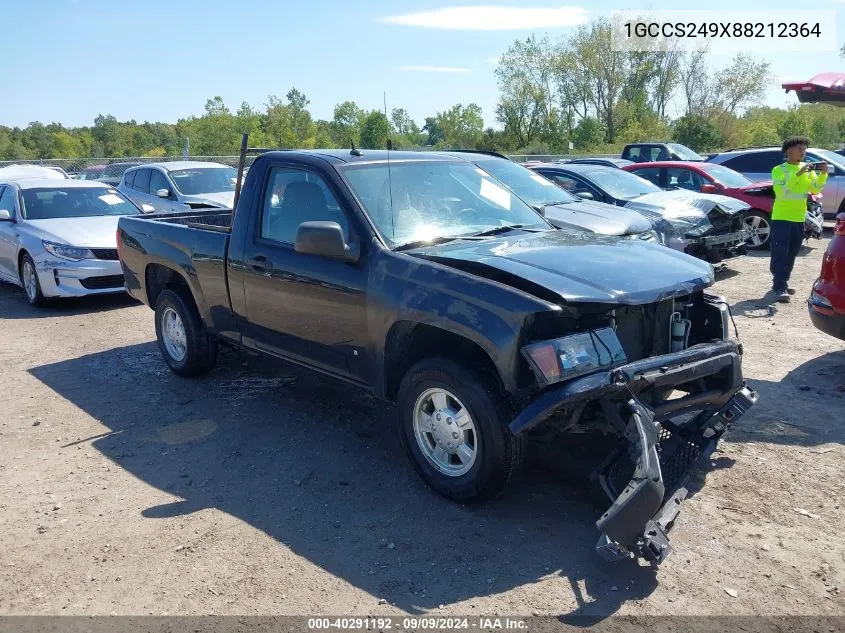 1GCCS249X88212364 2008 Chevrolet Colorado Ls