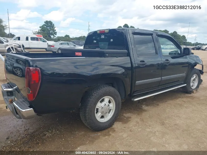 1GCCS33E388212016 2008 Chevrolet Colorado Lt