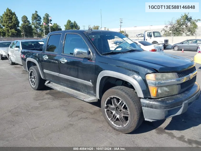 2008 Chevrolet Colorado Lt VIN: 1GCDT13E588146848 Lot: 40541420