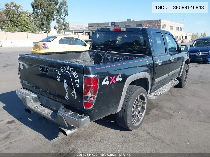 2008 Chevrolet Colorado Lt VIN: 1GCDT13E588146848 Lot: 40541420