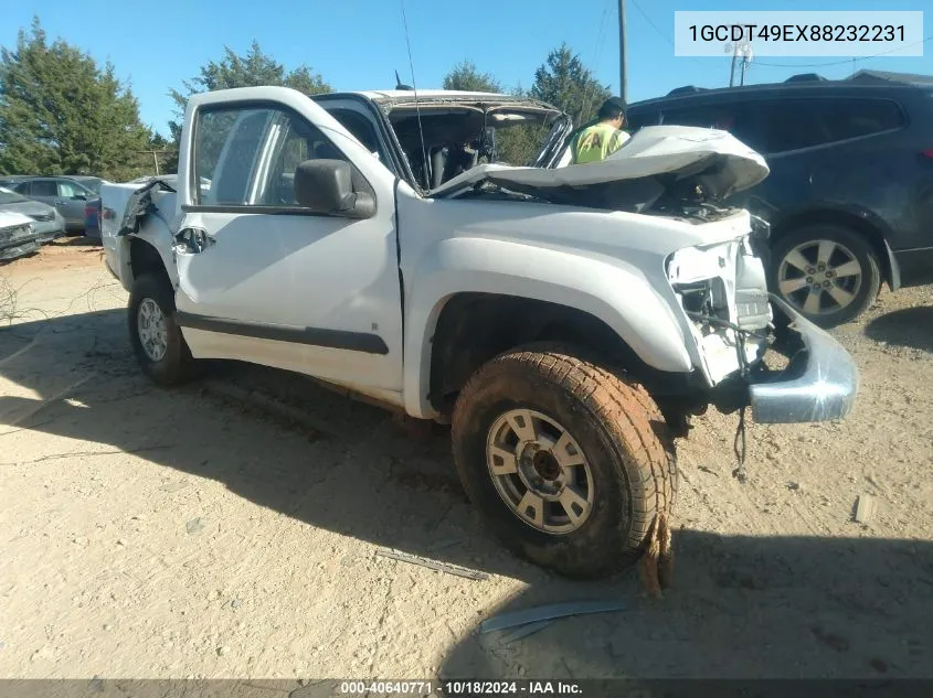 2008 Chevrolet Colorado Lt VIN: 1GCDT49EX88232231 Lot: 40640771