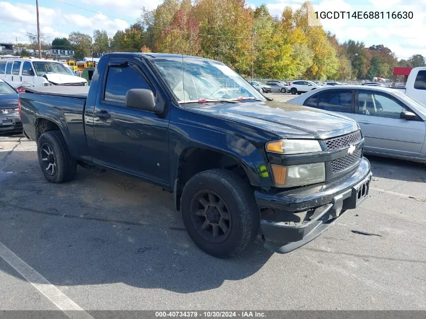 2008 Chevrolet Colorado Ls VIN: 1GCDT14E688116630 Lot: 40734379