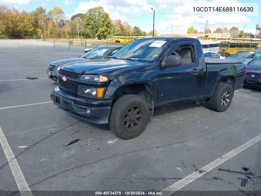 2008 Chevrolet Colorado Ls VIN: 1GCDT14E688116630 Lot: 40734379