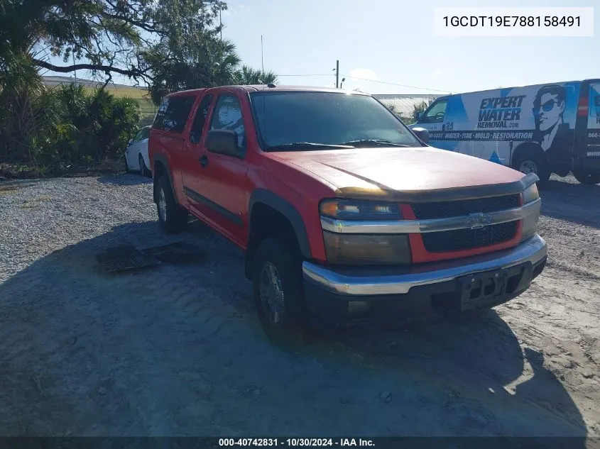 1GCDT19E788158491 2008 Chevrolet Colorado Lt