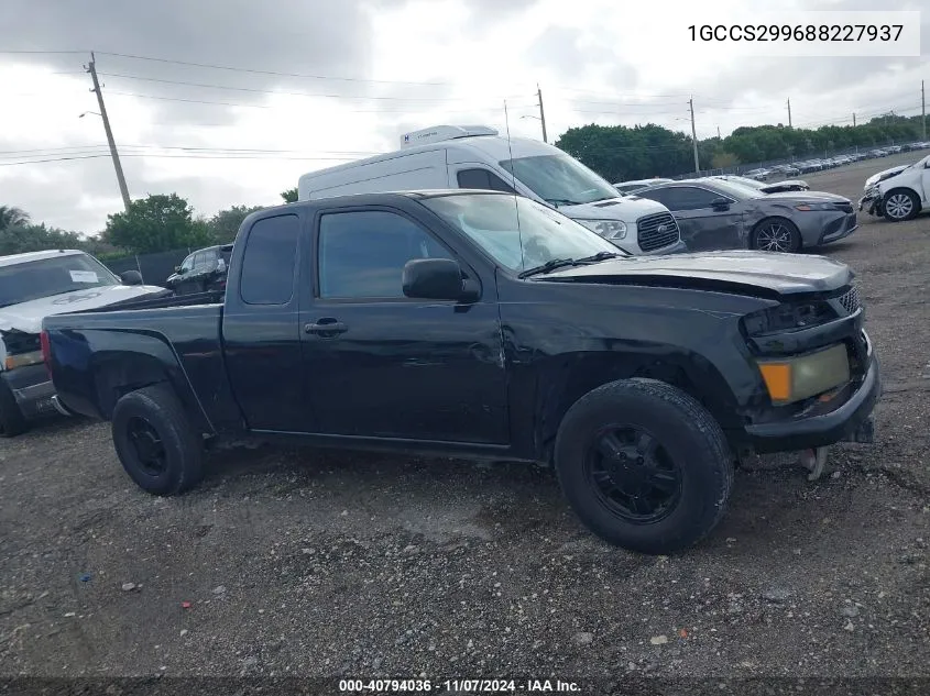 2008 Chevrolet Colorado Ls VIN: 1GCCS299688227937 Lot: 40794036