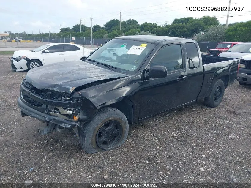 2008 Chevrolet Colorado Ls VIN: 1GCCS299688227937 Lot: 40794036