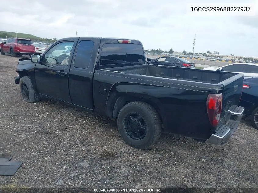 2008 Chevrolet Colorado Ls VIN: 1GCCS299688227937 Lot: 40794036