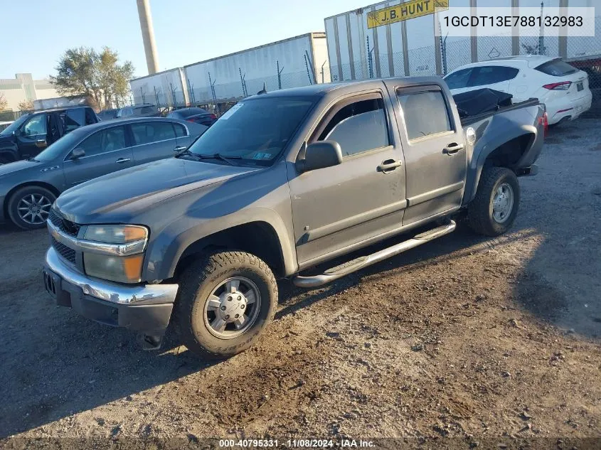 2008 Chevrolet Colorado Lt VIN: 1GCDT13E788132983 Lot: 40795331