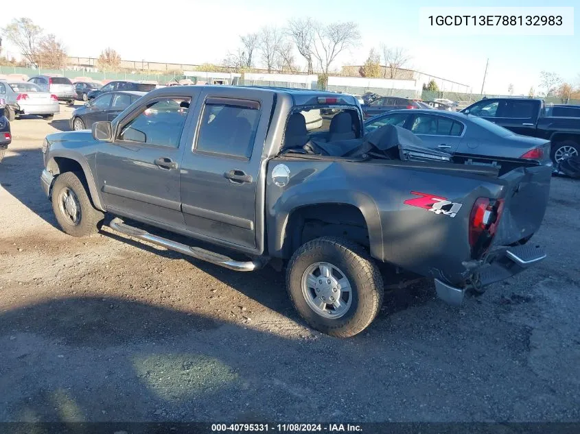 2008 Chevrolet Colorado Lt VIN: 1GCDT13E788132983 Lot: 40795331