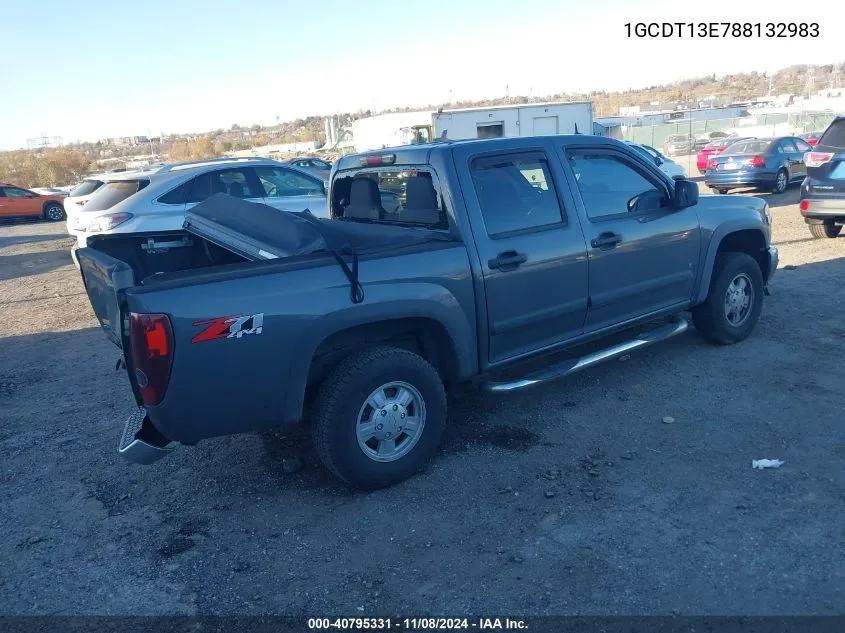 2008 Chevrolet Colorado Lt VIN: 1GCDT13E788132983 Lot: 40795331