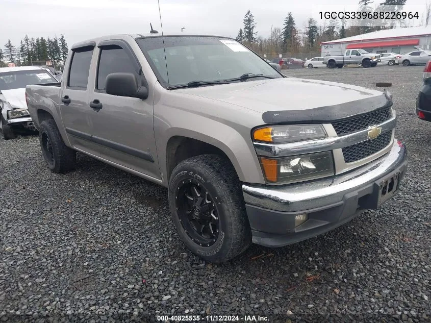 2008 Chevrolet Colorado Lt VIN: 1GCCS339688226964 Lot: 40825535