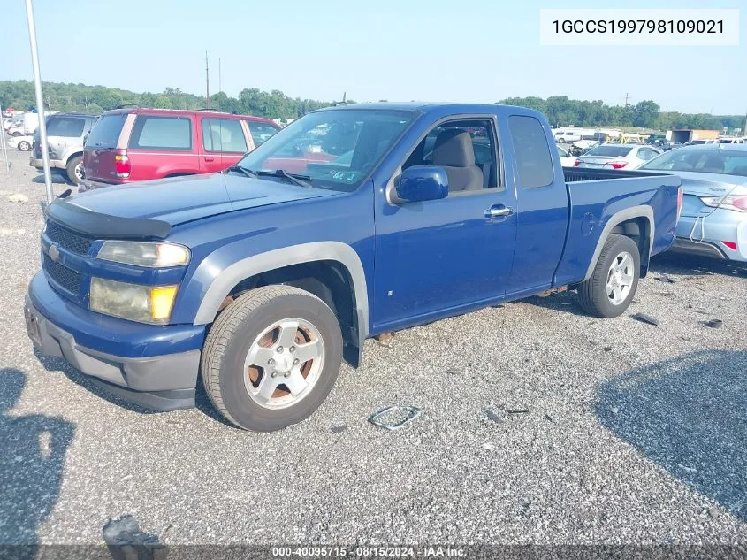 2009 Chevrolet Colorado Lt VIN: 1GCCS199798109021 Lot: 40095715