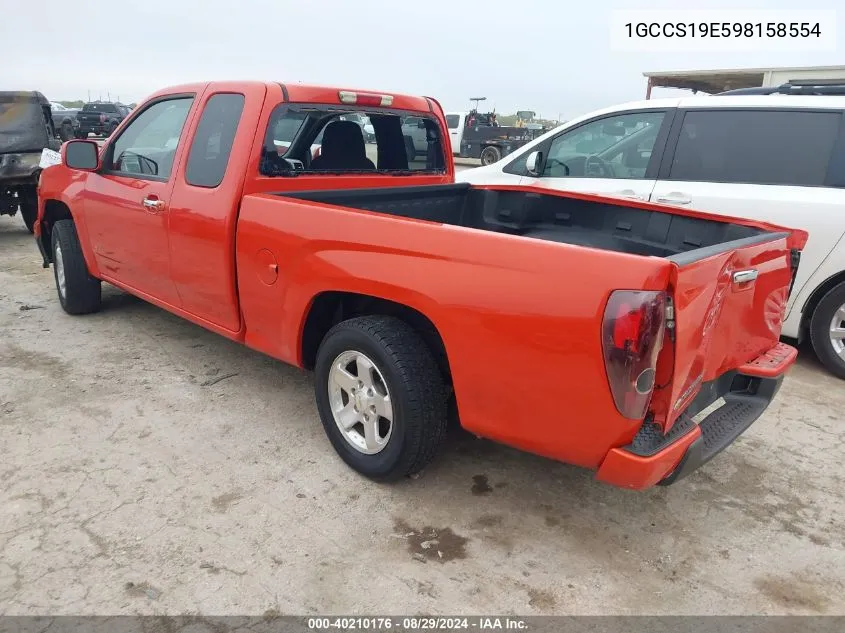 2009 Chevrolet Colorado Lt VIN: 1GCCS19E598158554 Lot: 40210176