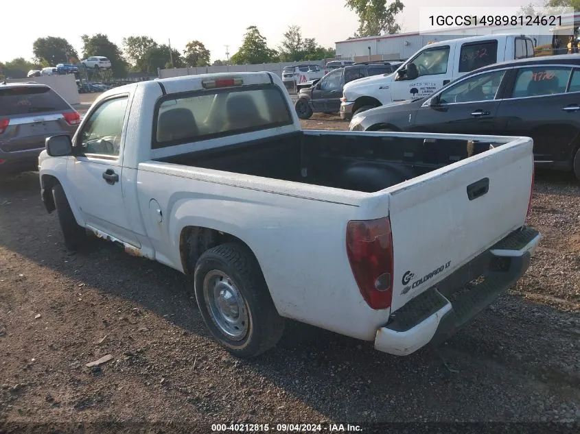 2009 Chevrolet Colorado VIN: 1GCCS149898124621 Lot: 40212815