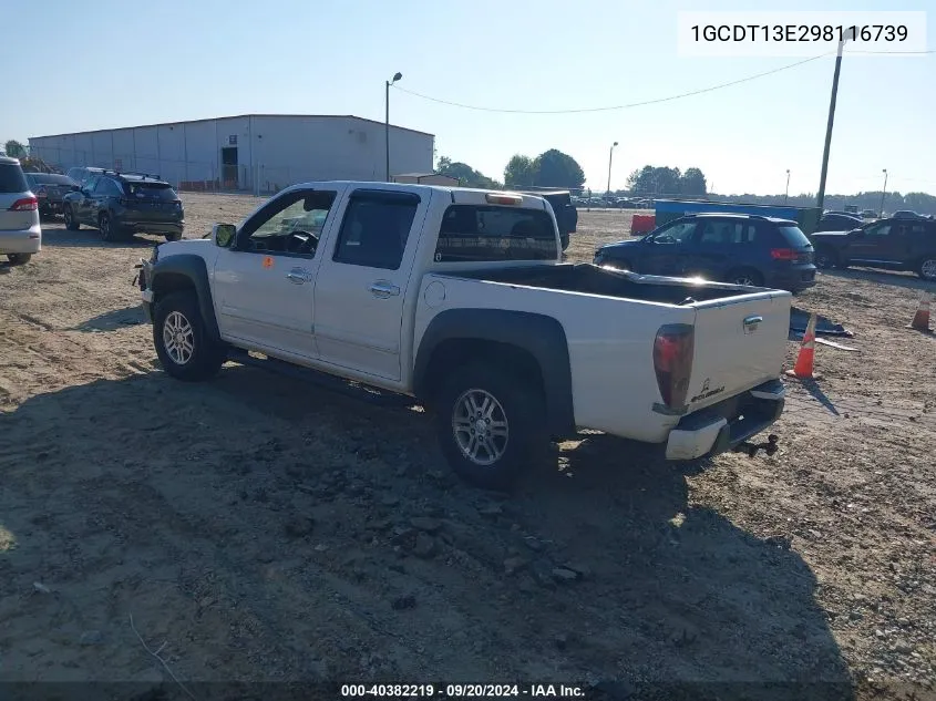 2009 Chevrolet Colorado Lt VIN: 1GCDT13E298116739 Lot: 40382219