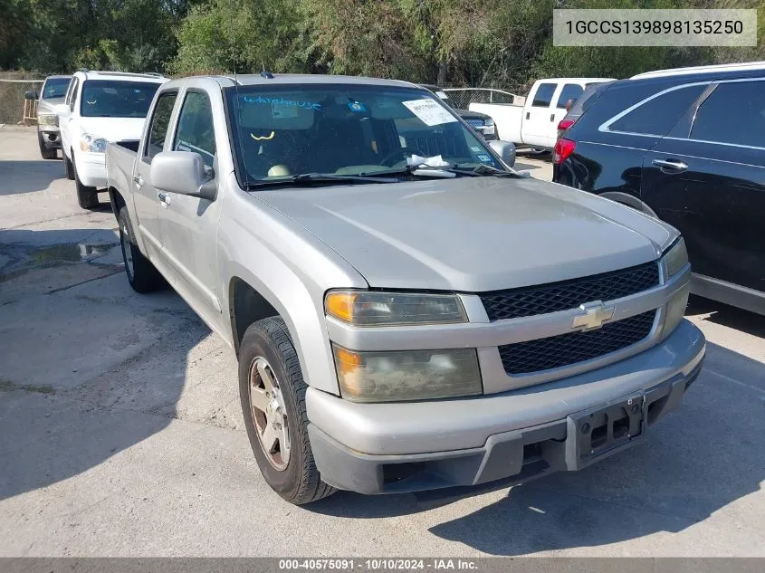 1GCCS139898135250 2009 Chevrolet Colorado Lt